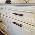 thumbnail image 4 of Rok Euro Loop Style Solid Metal Pull/Handle Brushed Oil-Rubbed Bronze 3-3/4" Hole Centers, 5-3/8" Overall Length, 4 of 5