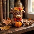 thumbnail image 7 of Solid Resin Cow Desktop Figurine Ornament, fine‑finished handicraft styling, compact desktop‑sized design, serves as shelf decoration, housewarming and everyday souvenir gift, 7 of 7