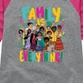 thumbnail image 3 of Disney's Encanto - Family Is Everything - Toddler And Youth Girls Raglan Graphic T-Shirt, 3 of 5
