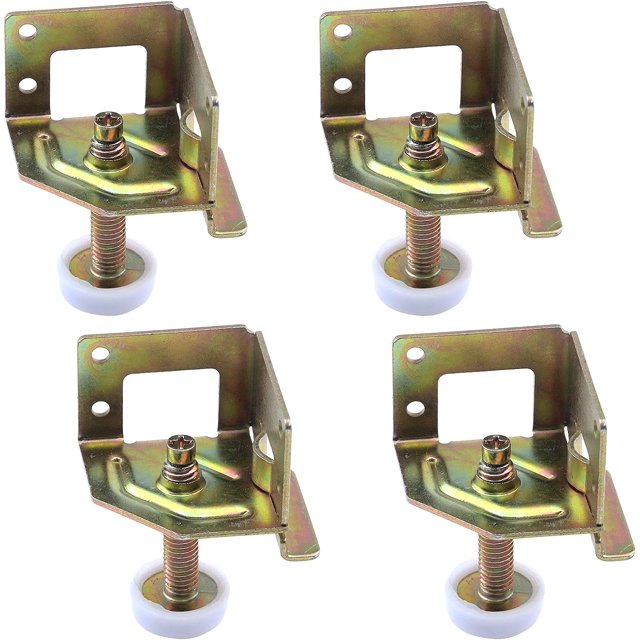 GFDYREE 4 Pieds de Nivellement Robustes Capacité 2000 LB, Pieds de Nivellement Réglables pour Meubles, Armoires, Établi, avec Protecteurs d'Angle et Supports de Protection