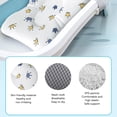 thumbnail image 3 of Almohada Flotante Para Bañera Infantil ANGGREK Cojín De Baño Ajustable Transpirable Blanco, 3 of 8