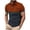 Brown,#016, variant on Western Aztec Polo Shirts for Men Short Sleeve T-Shirts Ethnic Print Golf Polos Summer Casual Vintage Blouse Tops,L