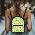 thumbnail image 4 of Eheartsgir Clover Horseshoe Rainbow Small Backpack for Travel Work, Lots of Pockets Lightweight Back Pack Polyester Waterproof Mini Backpack, 4 of 8