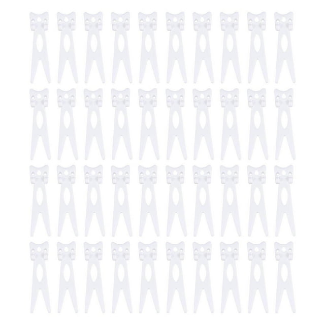 50Pcs Tail-Shaped Plastic Picture Frame Stands For Storing And Displaying Artwork In Various Occasions