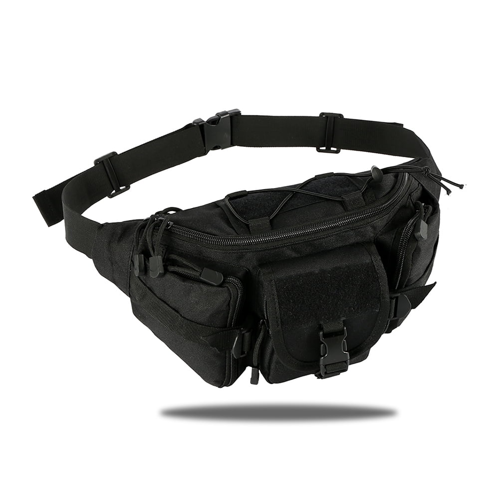 Men Fanny Waist Pack Belt Hip Bum Running Bag Outdoor Tactical MOLLE Pouch 