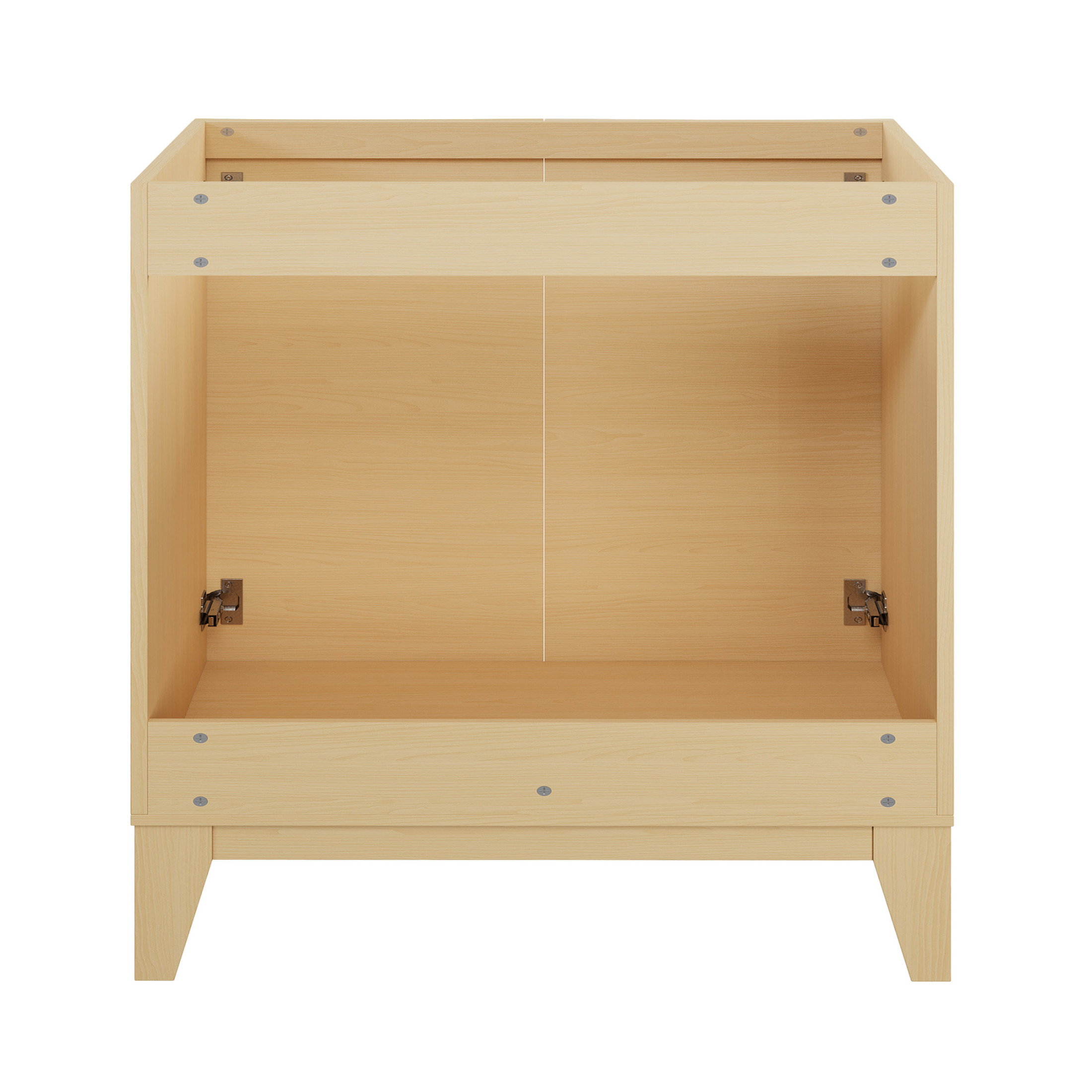 Cascade 30" Freestanding Bathroom Vanity Cabinet without Top in Natural Oak