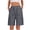 Dark Gray 2, variant on Cargo Shorts Women Ladies Bermuda Shorts Baggy Short Cargo Pants with Multiple Pockets Summer Pants Drawstring Elasticated Waist Half Pants for Outdoor Hiking Work Travel Golf