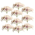 thumbnail image 1 of 10 piezas de cabezas de flores de hortensia artificiales de seda de 10 cm para Crema, 1 of 9