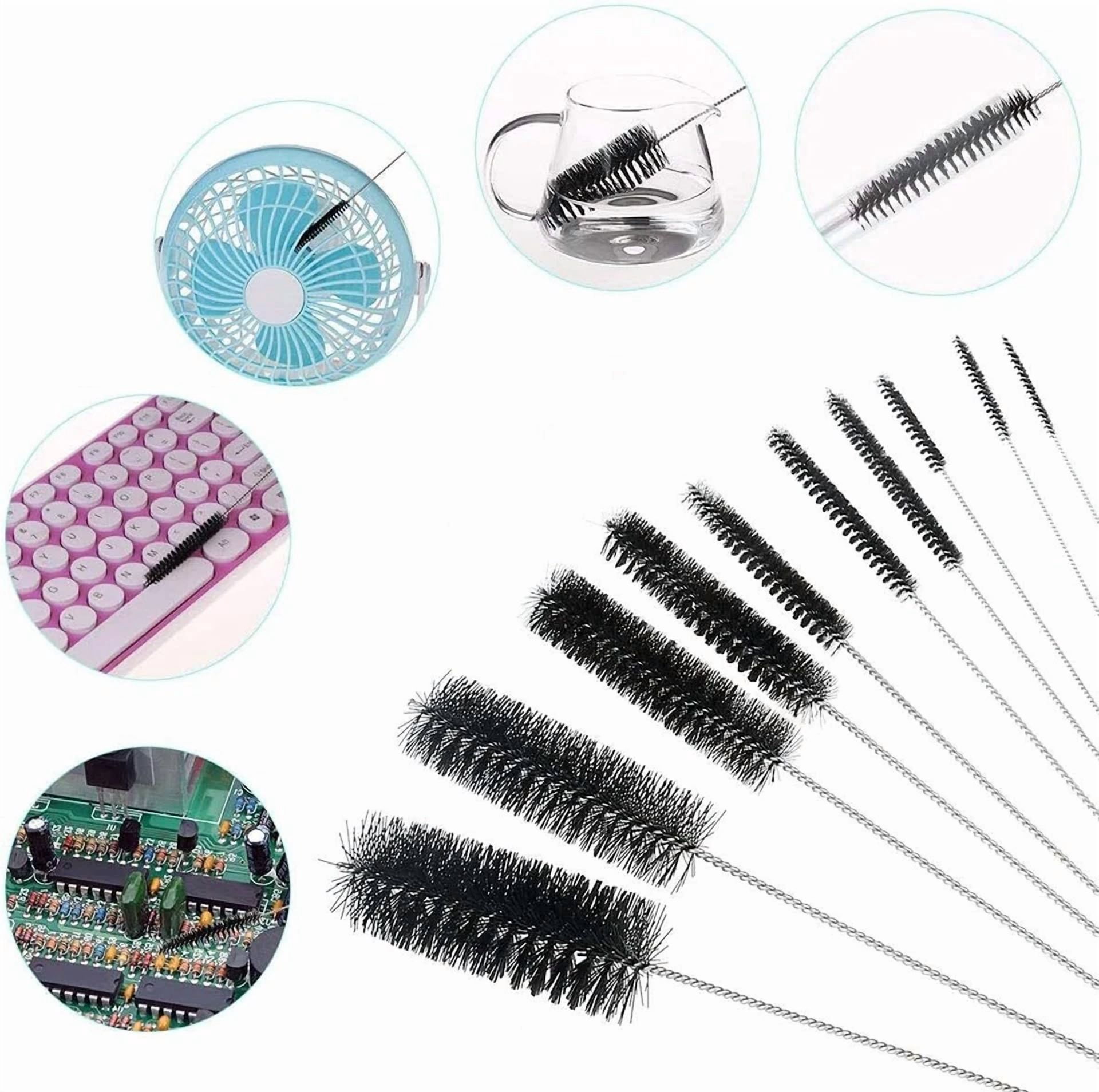 Straw Cleaner Brush Extra Long 12 Inch, 10 Pcs Straw Cleaner Brush Bristles Diam
