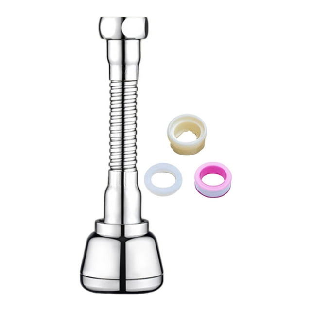Adaptador del filtro de boucet de boucet Ducha de extensión del grifo y modos de burbujas que ahorración de agua a alta presión 360 Rotación Extensor argén