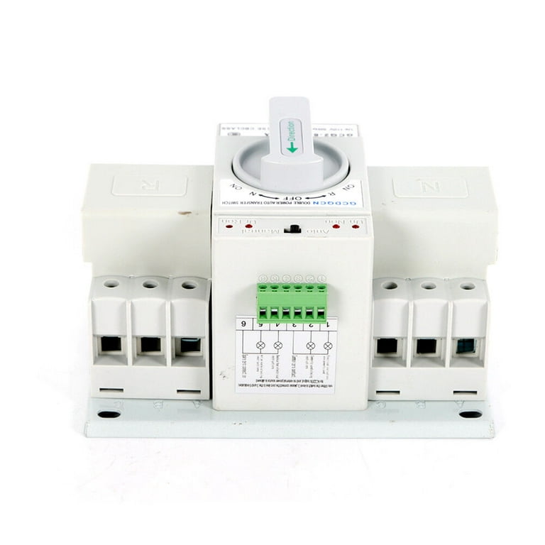 Dual Power 2P 63A 32A Automatic Transfer Switch (ATS) 110v CB Switching Product