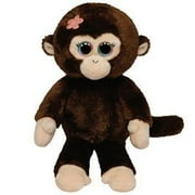 Ty Inc Beanie Babies Stuffed Animal Petals Brown Monkey Plush