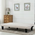 thumbnail image 5 of Belleze Convertible Futon Bed Sofa Couch Lounger Microfiber - Vanilla, 5 of 6