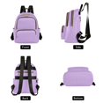 thumbnail image 2 of JIALIOU Mini Backpack Purse for Women Quilted Casual Daypack Small Travel Shoulder Bag, Violet, 2 of 7