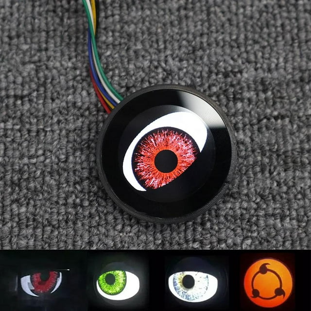 Devil Eyes Light for Cars, USB Devil Eye Demon Evil Eyes Headlight,12V LED Red/Ice Blue/Green Devil Eyes Car Light WiFi Control Headlight, Auto Car Motorcycle Devil Eye Lamp N6K3