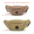 thumbnail image 3 of KelaJuan Men's Waist Belt Bag Vintage Leather Phone Bag Fanny Pack Wallet Purse for Outdoor Travel Business, 3 of 6
