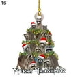 thumbnail image 2 of Hanging Pendant Christmas Series Pattern Weather Resistant Wood Door Decorating Sign Kids Gift, 2 of 9
