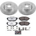 thumbnail image 3 of PowerStop Front Z26 Street Warrior Carbon-Fiber Ceramic Brake Pad and Drilled and Slotted Rotor Kit Fits: SUBARU Select Models K4603-26, 3 of 9