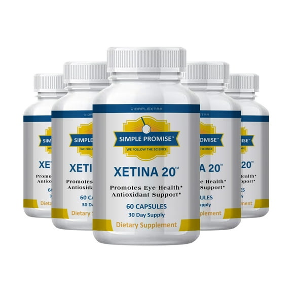 (5 Pack) Xetina 20 - Simple Promise Xetina 20 Capsules