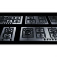 thumbnail image 3 of 5-burner gas cooktop made in Italy in stainless steel with 36" wide SS trim kit, sealed dual flame burner, cast iron grates, and wok stand, 3 of 5