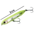 thumbnail image 4 of Heddon Super Spook Jr. Topwater Bait, 3 1/2", 1/2 oz, Chartreuse Gold (X923624), 4 of 10