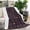 Dark Purple Sun, variant on Dark Purple Sun Moon Star Pattern Blanket,Comfortable Soft Flannel Throw Blanket,All Season,Warm Lightweight Blankets for Sofa Bed Couch Living Room Chair,30"x40"