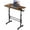Rustic Brown, variant on Adjustable Standing Desk for Walking Pad Treadmill Mobile Stand Up Desk with Wheels, Portable Walking Pad Table Stand, Rolling Laptop Cart for Standing or Sitting Home Office Desks, Black