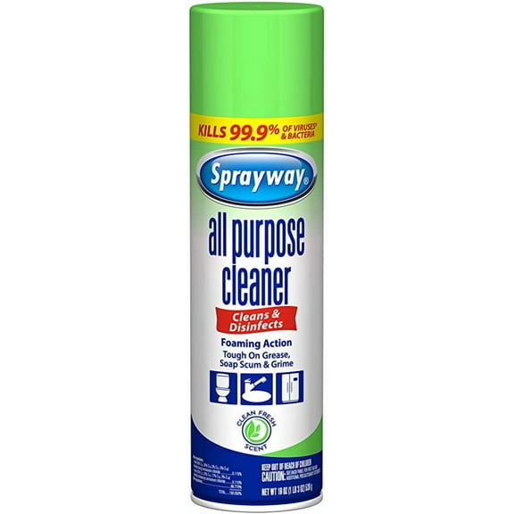 Sprayway All Purpose Cleaner Foaming Action 15 oz, Various