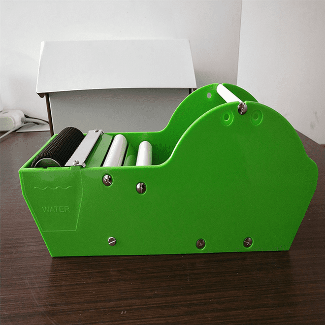 2X Water Activated Gummed Kraft Paper Tape Packaging Dispenser Green Kraft Paper Tape Cutter for Box Sealing