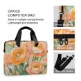 thumbnail image 4 of FORMRS 16" Laptop Bag Carrying Sleeve Case with Handle Travel Shoulder Briefcase, Abstract Floral Art, 4 of 8