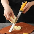 thumbnail image 5 of Miyuadkai Grater Clearance Cheese Grater Stainless Steel Durable Rust Proof Metal Lemon Zester Grater Kitchen Black, 5 of 6