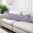 thumbnail image 2 of Purple Palm Tree Body Pillow Cover 20 x 54 Inch Decorative Pillow Cover Summer Botanical Tropical Tree Lumbar Pillowcase Seasonal Rectangle Cushion Case for Couch Sofa Bed Living Room, 2 of 9