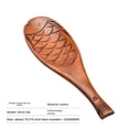 thumbnail image 1 of Elegant Retro-Style Wooden Rice Spoon with Mirror Polished Finish - Non-Stick Fish-Shaped Design for Home & Hotel Use, Engravable LOGO, Practical Kitchen Tool for Mess-Free Rice Serving (Nanmu Wood,, 1 of 6
