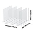 thumbnail image 4 of Tablero divisor de bolsas ajustable y móvil, estante de almacenamiento, armario de dormitorio, deflector de almacenamiento y clasificación de bolsas, tablero divisor de acrílico Akmoler, 4 of 7