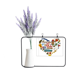 thumbnail image 1 of Cuba amor corazon Landscap bandera nacional Tarjeta de jarrón de lavanda artificial, 1 of 3