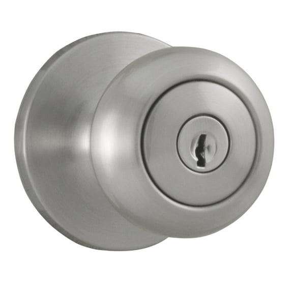 Weslock 00240SNSNFR23 Salem Entry Lock with Adjustable Latch and Full Lip Strike Satin Nickel Finish