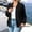 #0287-Black, variant on Women's Solid Color Zip Up Hooded Sweatshirt Long Sleeve Casual Sporty Jacket with Pockets for Fall Winter