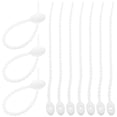 thumbnail image 1 of 20 bridas reutilizables para cables, organizador multiusos para cables, gestión de llaves, color blanco, 1 of 8