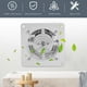 thumbnail image 2 of 4 Inch 20W 220V High Speed Exhaust Fan Toilet Kitchen Bathroom Hanging Wall Window Glass Small Venti, 2 of 5