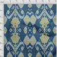 thumbnail image 4 of oneOone Polyester Spandex Blue Fabric Asian Ikat Fabric For Sewing Printed Craft Fabric By The Yard 56 Inch Wide, 4 of 4
