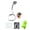 A, variant on Portable Camping Shower Pumps Rechargeable Electric Shower Pumps Outdoor Handheld Shower Head Sprayer Easy to Use