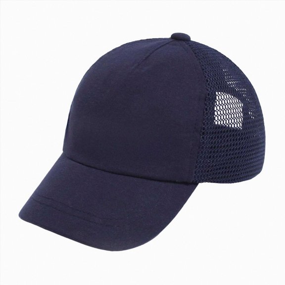 Splozh Baby Baseball Summer Embroidered Dinosaur Trucker Cap for Little Kids Baby Trucker Hat Baby Baseball Cap,Navy,0-1 Year
