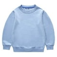 thumbnail image 5 of QQAMB Girls Tracksuit Cute Solid Color Soft Long Sleeve Pullover Top and Pant Sweatpants 2 Piece Sweatsuit, 5 of 8