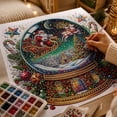 thumbnail image 3 of DIY Christmas Pearl Diamond Painting Kit, 8D Pearl Art Craft for Adults and Beginners, Christmas Wall Decor, Holiday Gifts, Six Christmas Design Options, 3 of 4