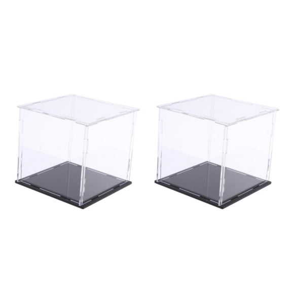 Bewildely Acrylic Toy Display Show Case Dustproof Case Box Large Protection Type4 NO4