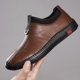 thumbnail image 1 of Zapatos casuales de hombre de primavera y otoño, de cuero genuino, cosidos a mano, transpirables, para uso diario, mocasines para hombre, 1 of 5