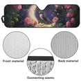 thumbnail image 6 of HUIACONG Hummingbirds Sunshade Sun Shade Windshield Heat Shield Sun Visor Mat Compatible with Jeep Wrangler Rubicon Sahara TJ JK JKU 2 Door & 4 Door, 6 of 6