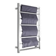 thumbnail image 2 of Bell Series 8-Bar Wall Mounted Electric Plug-In Bathroom Towel Warmer Rack in Polished Chrome Finish Stainless Steel, 2 of 10