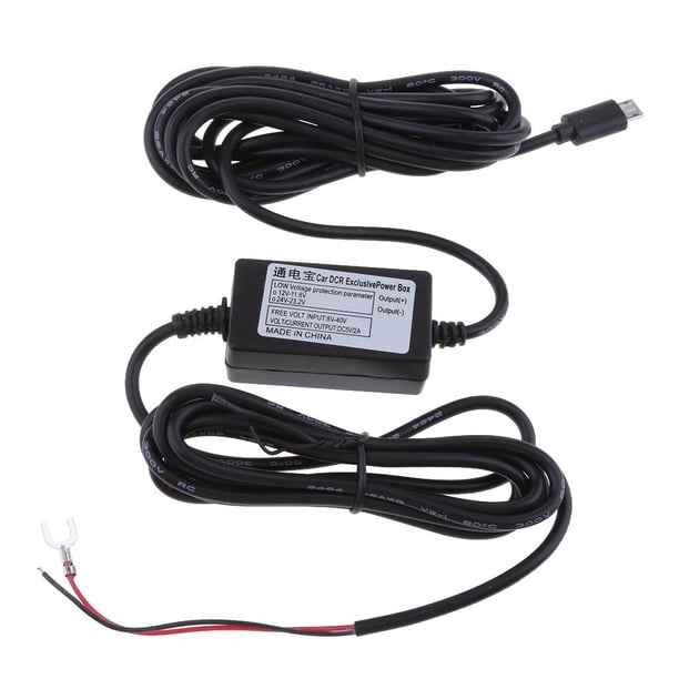Convertidor de adaptador de corriente de 12V-35V a Micro USB 5V Inversores para GPS Auto