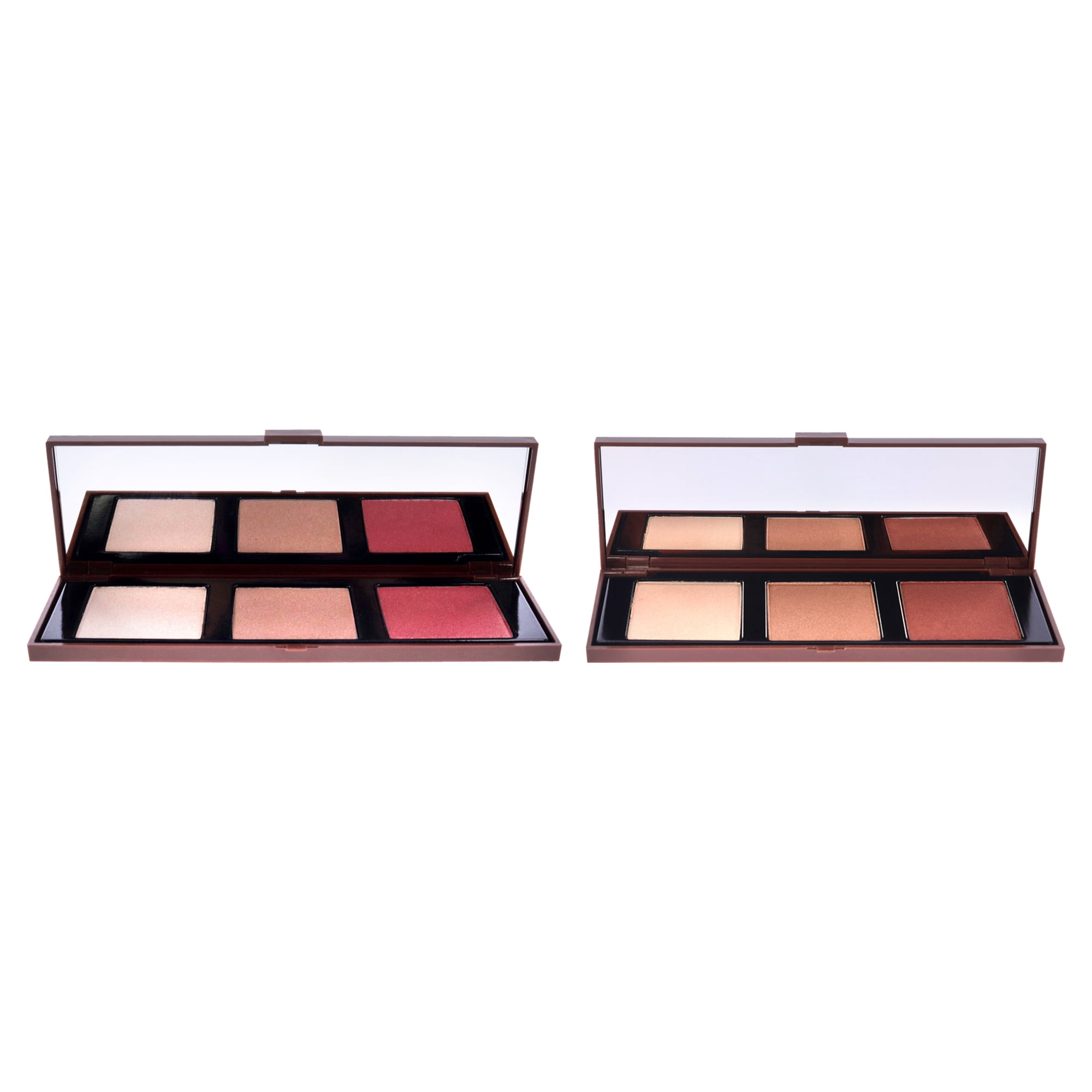 Pupa Milano Zero Calorie Chocolate Highlighter Palette Kit , 2 Pc Kit 0.315oz Highlighter - 001 Cherry Chocolate, 002 - Caramel Chocolate